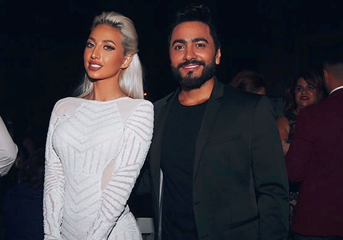قبلة تامر حسني لموديل روز تشعل مواقع التواصل الاجتماعي... شاهدي الفيديو!