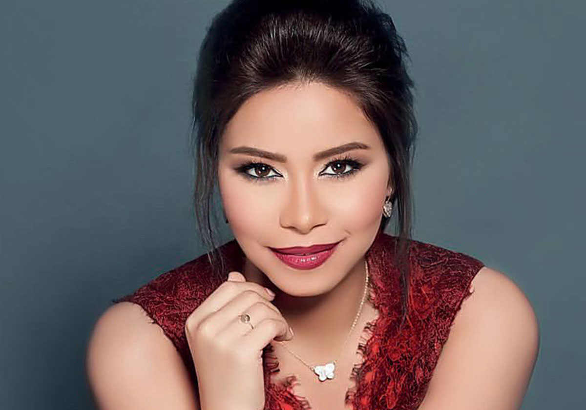 أحدث صورة لشيرين بوزن زائد فهل الحمل هو السبب؟