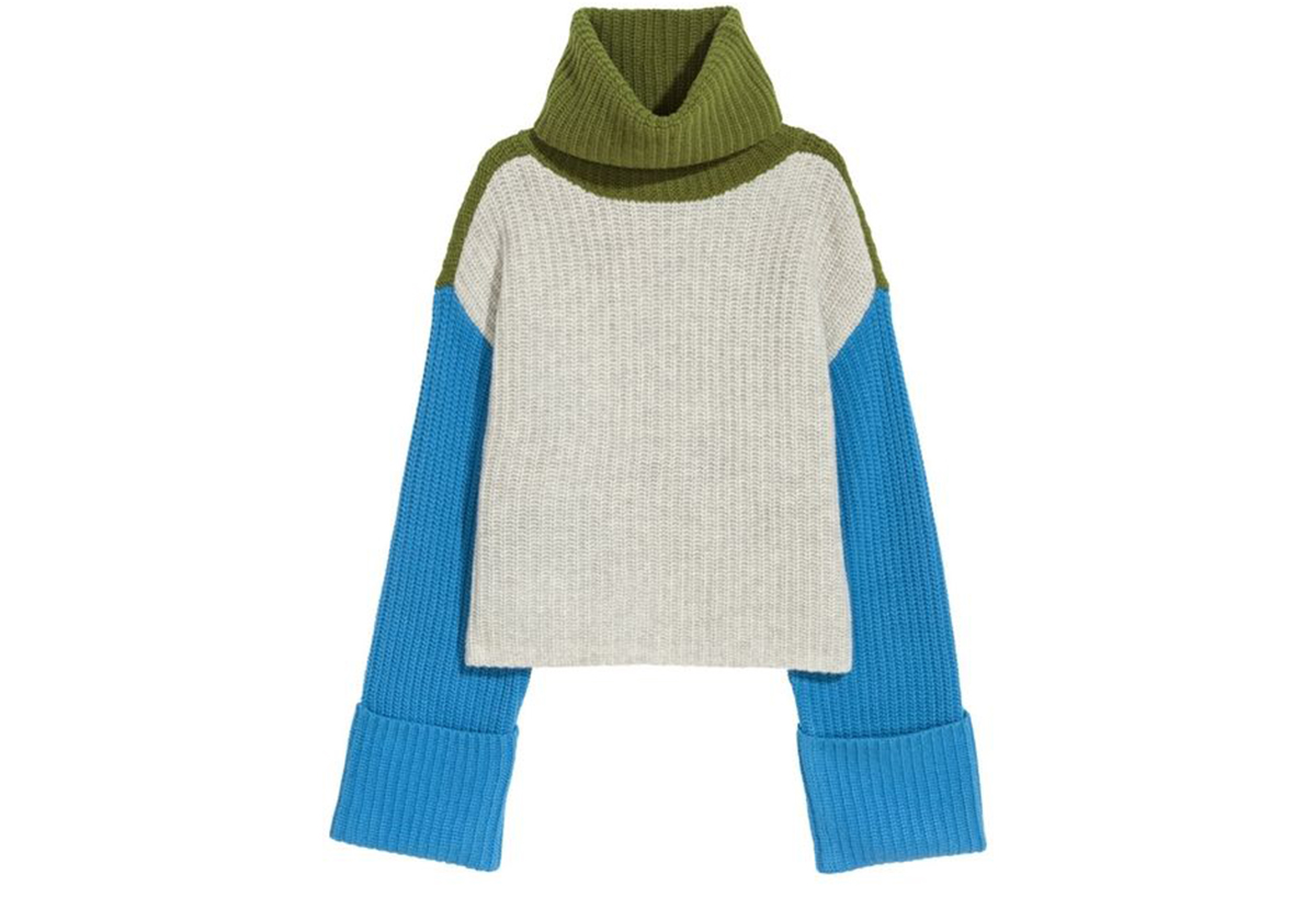 كنزة بموضة الـ Color Blocks من H&M