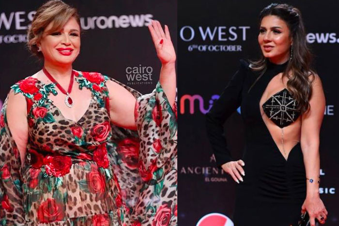 جرائم موضة في حفل افتتاح مهرجان الجونة السينمائي 2021