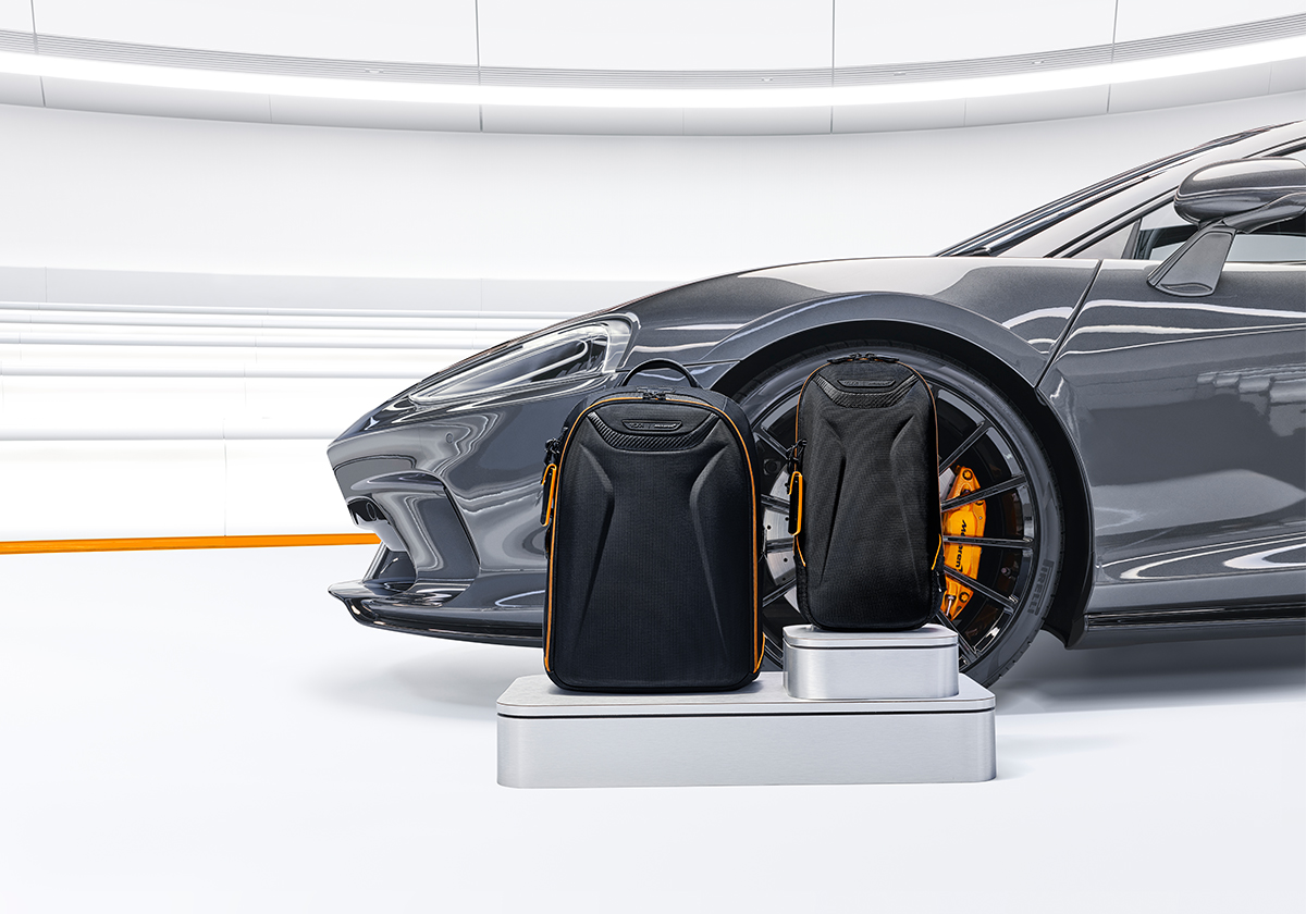 حقائب واكسسوارات سفر فاخرة نتيجة تعاون Tumi وMcLaren