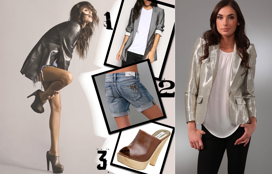 أضيفي إلى خزانتك سترة الـ Metallic
