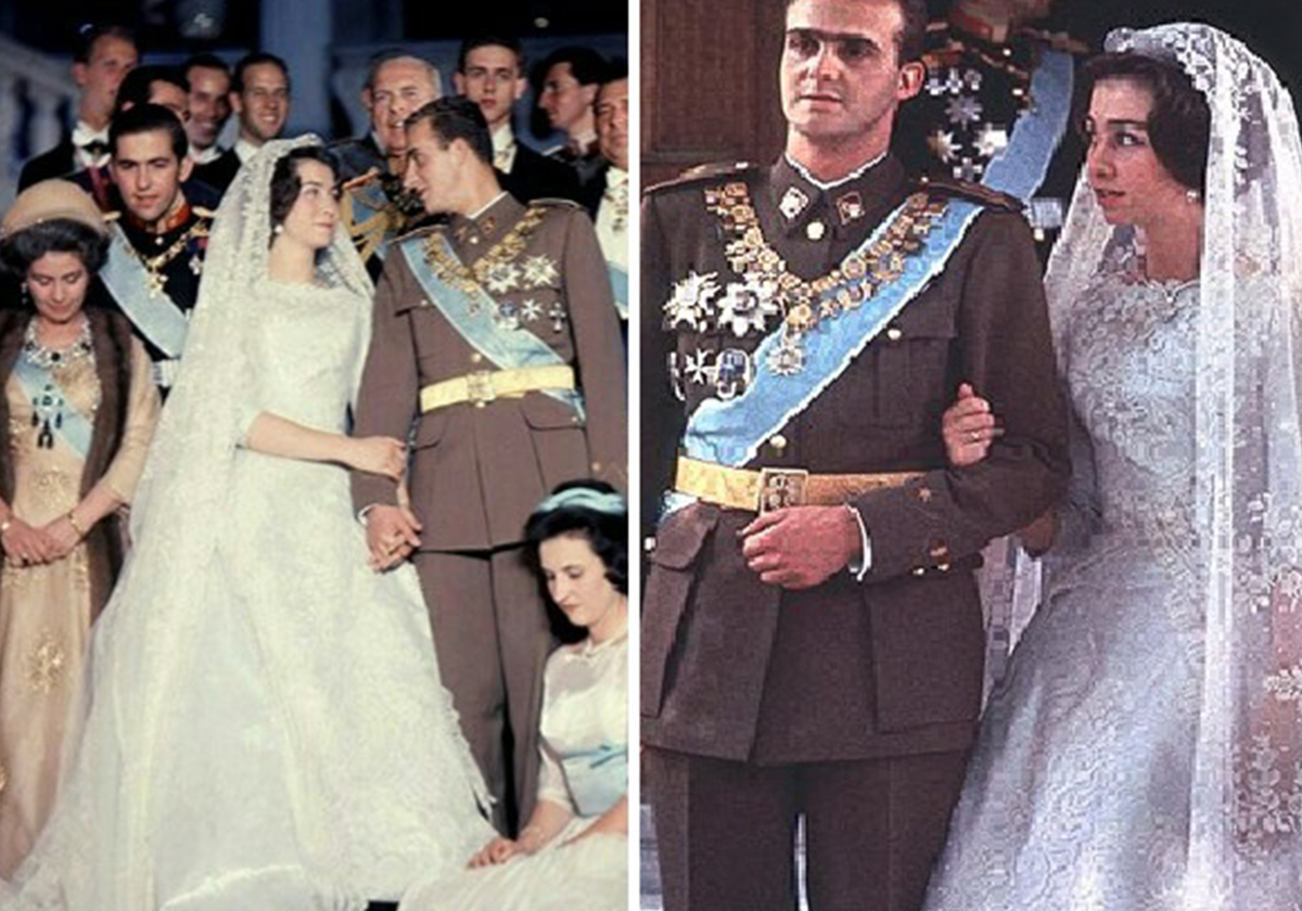فستان زفاف فخم جداً للملكة صوفيا
