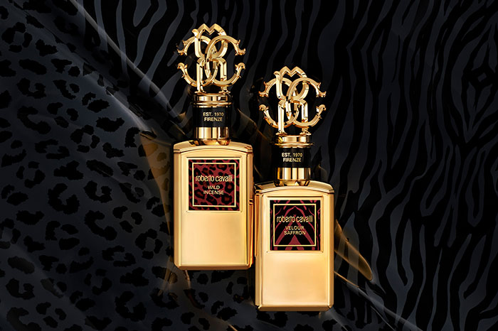 عطرا Velour Saffron وWild Incense من Roberto Cavalli