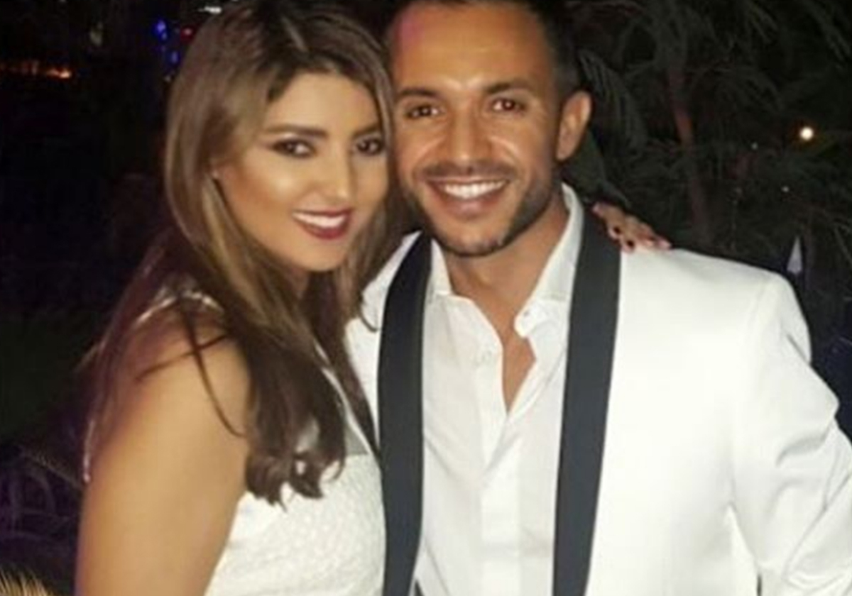 مريم سعيد وخطيبها السابق رجل الأعمال الأمريكي من أصول مغربية كريم الظريف