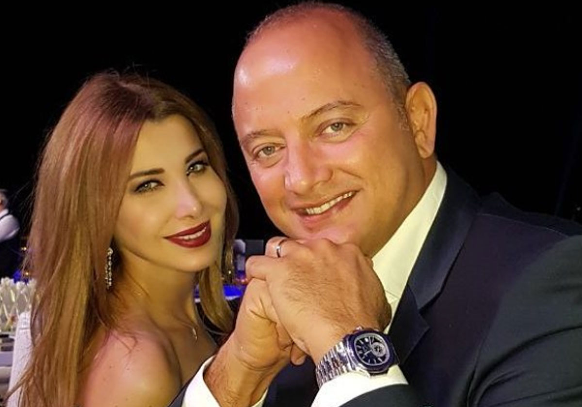 صورة رومنسية تجمع نانسي عجرم بزوجها ولغة الجسد تكشف أسرارهما!