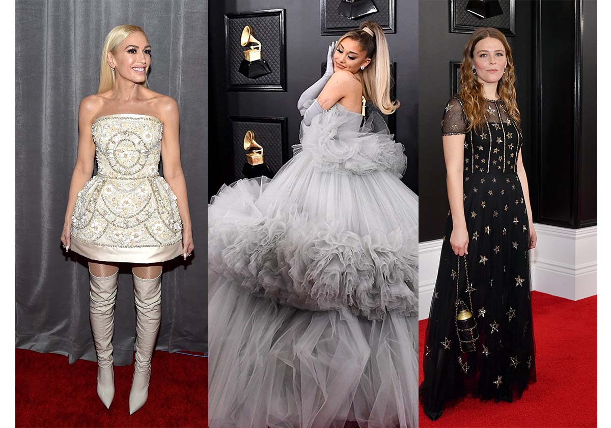 اطلالات النجمات على السجادة الحمراء خلال حفل الـ GRAMMYs 2020