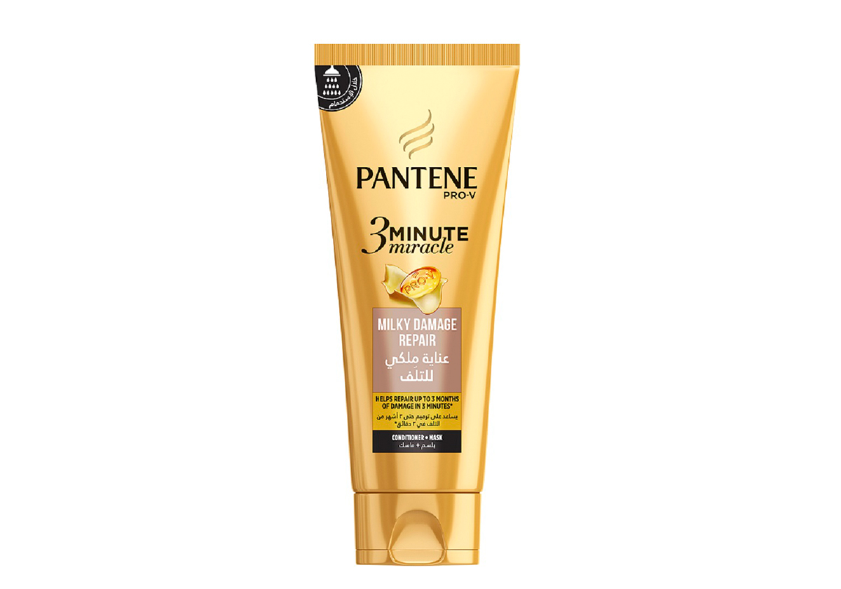Pantene Pro-V 3 Minute Miracle: ماسك وبلسم يعالج الشعر خلال 3 دقائق فقط 