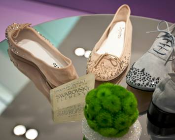 Swarovski و Repetto في حذاءٍ مرصّع بالكريستال!