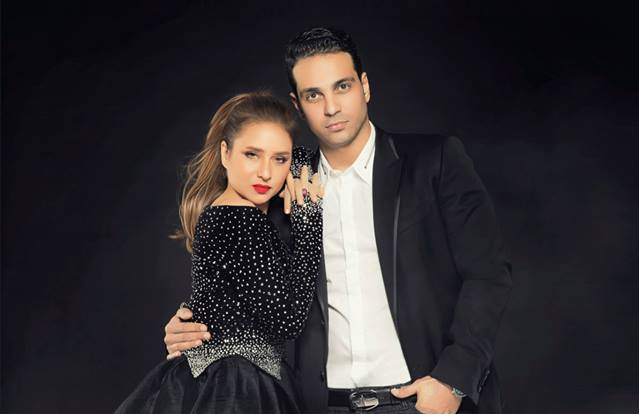 نيللي كريم وزوجها