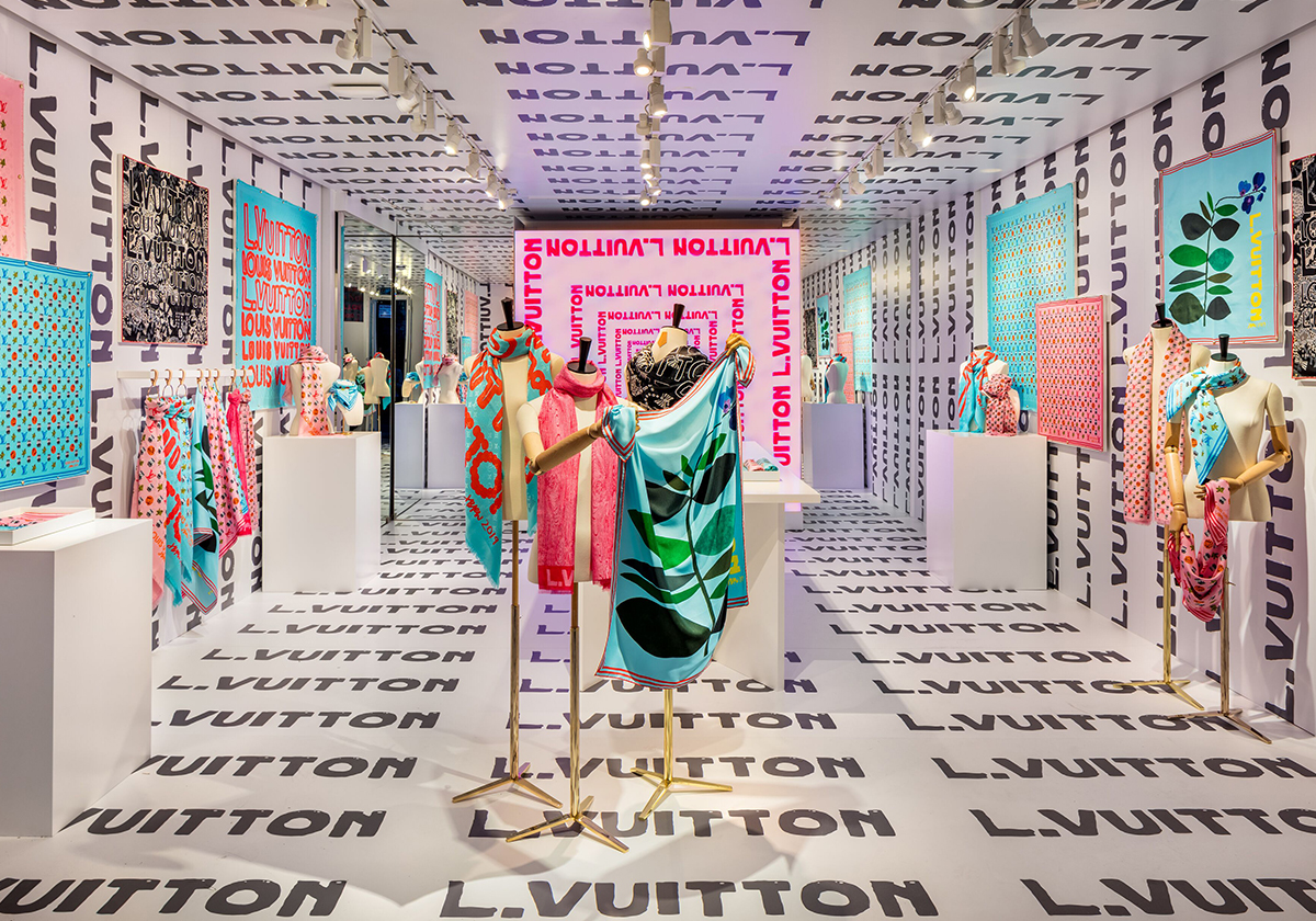 متجر Louis Vuitton في Soho Pop Up