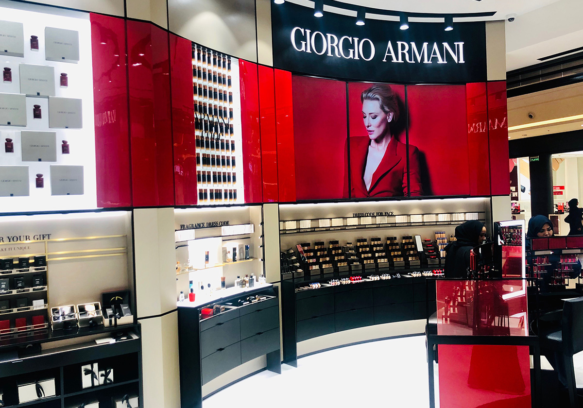 افتتاح أول بوتيك رئيسي لـGiorgio Armani Beauty في الشرق الأوسط في السعودية