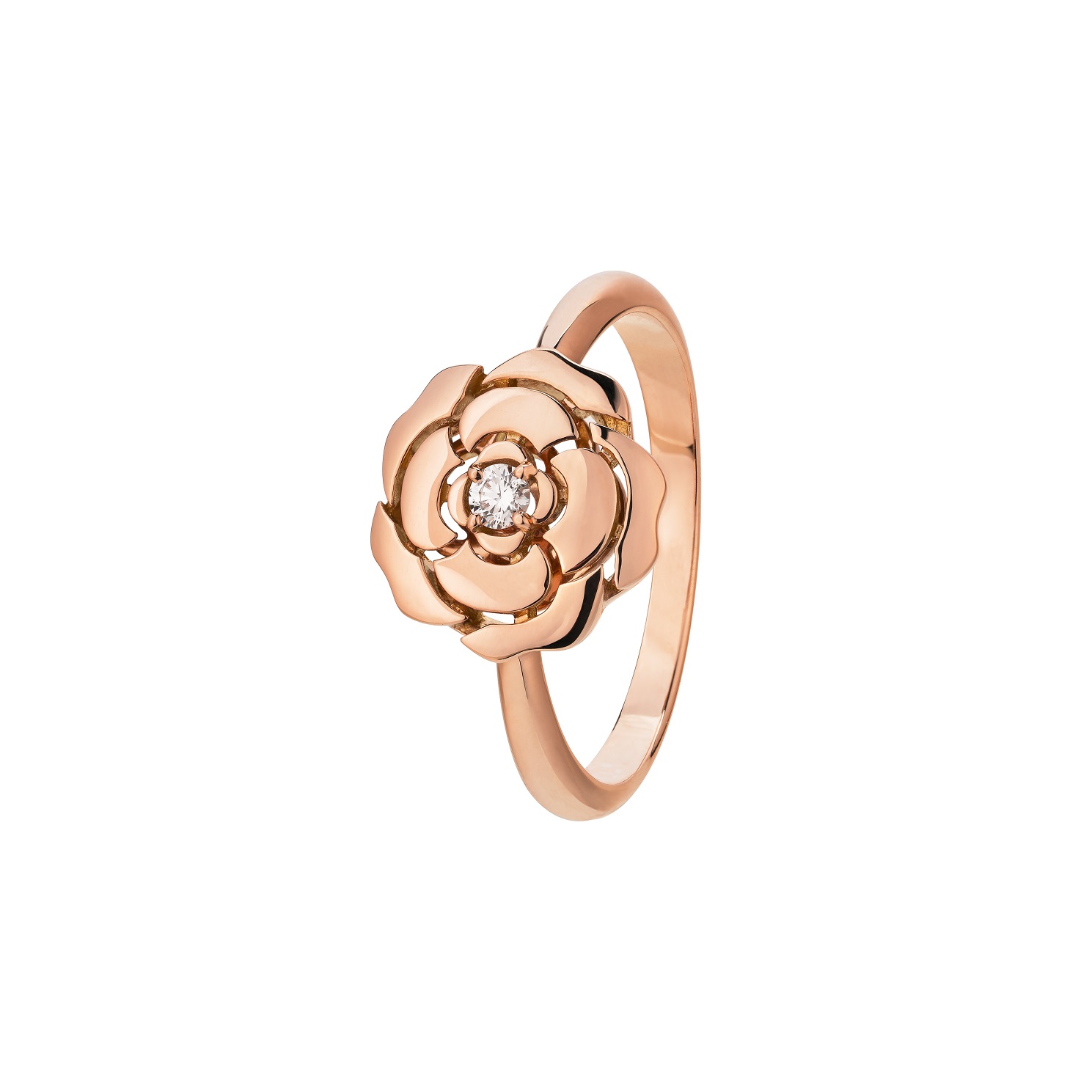 تالقي بخاتم Camelia من CHANEL