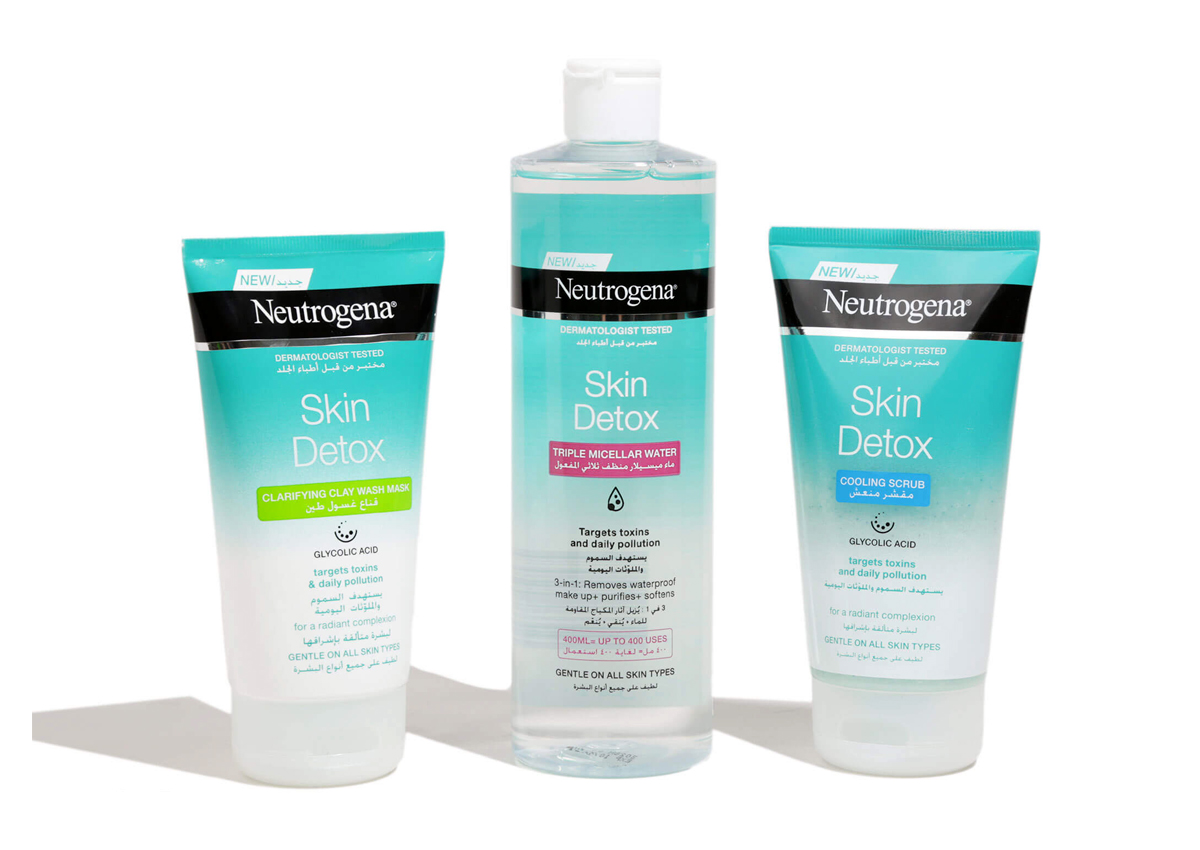 نجحت بالتخلص نهائياً من سموم بشرتي مع منتجات Neutrogena