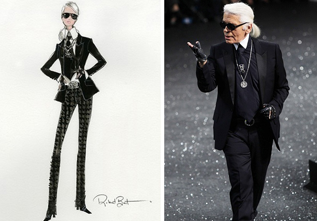 صور تصميم دمية Karl Lagerfeld