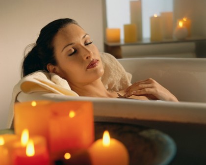 Candle, Spa, Person