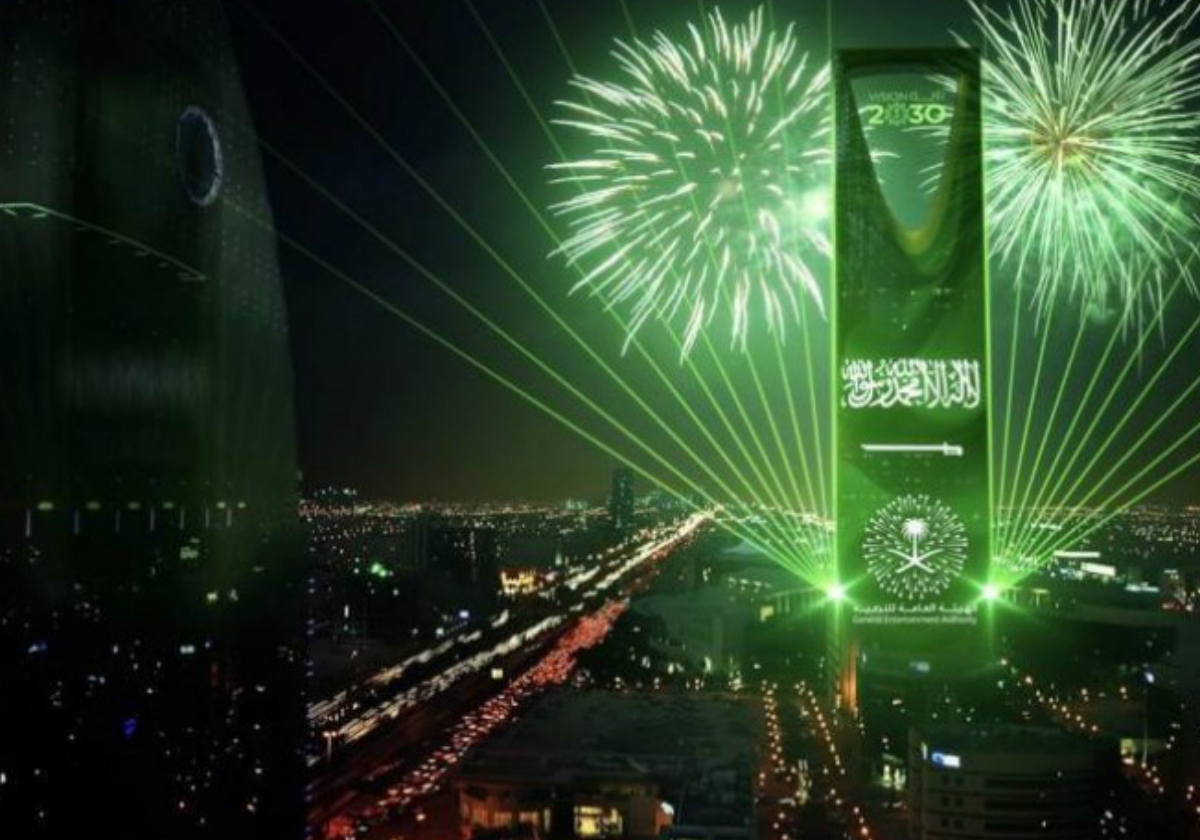 احتفالات بالعام الميلادي الجديد 2020 للمرة الأولى في تاريخ السعودية 