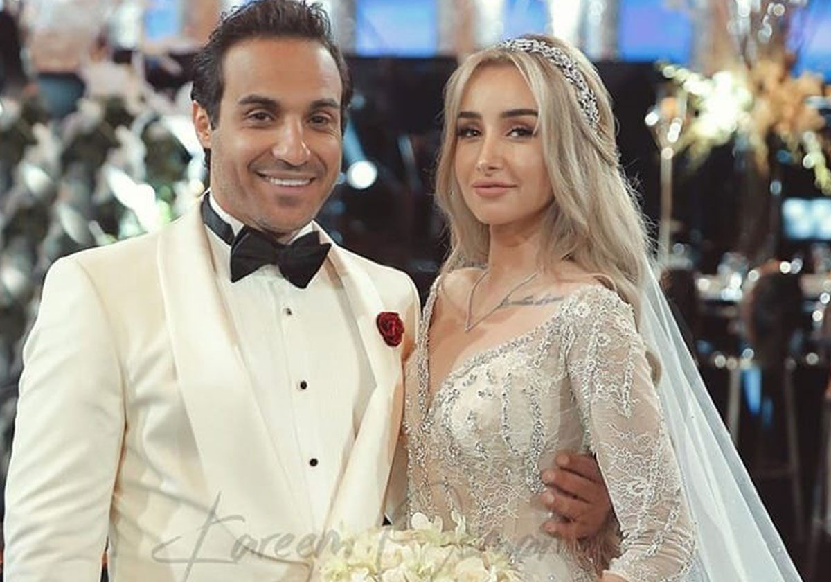 حفل زفاف أحمد فهمي وهنا الزاهد والعروس تظهر كالباربي! 