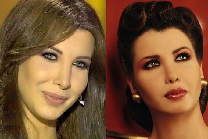 ماكياج نانسي عجرم ..بأنامل فادي قطايا أم هالة عجم؟