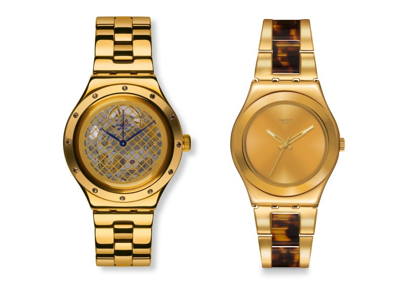 صور ساعات سواتش الذهبيه | Swatch