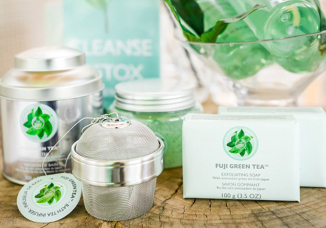 The Body Shop تطرح مجموعة  Fuji Green Tea الجديدة