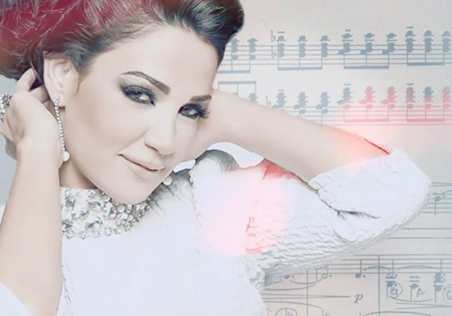 ديانا حداد تختار الإطلالة الخليجية