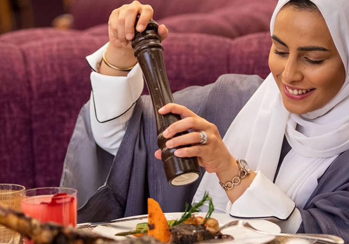 صورة مأخوذة من حساب فندق الريتز كارلتون الرياض