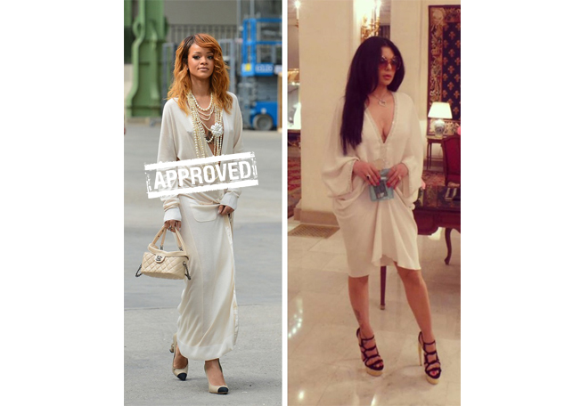 هيفاء وهبي وريهانا في باريس، فمن الأجمل؟