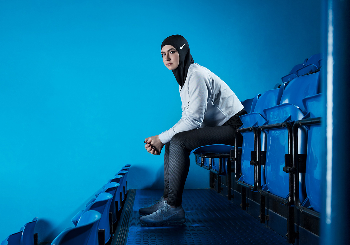 تعرفي على حجاب Nike Pro الرياضي