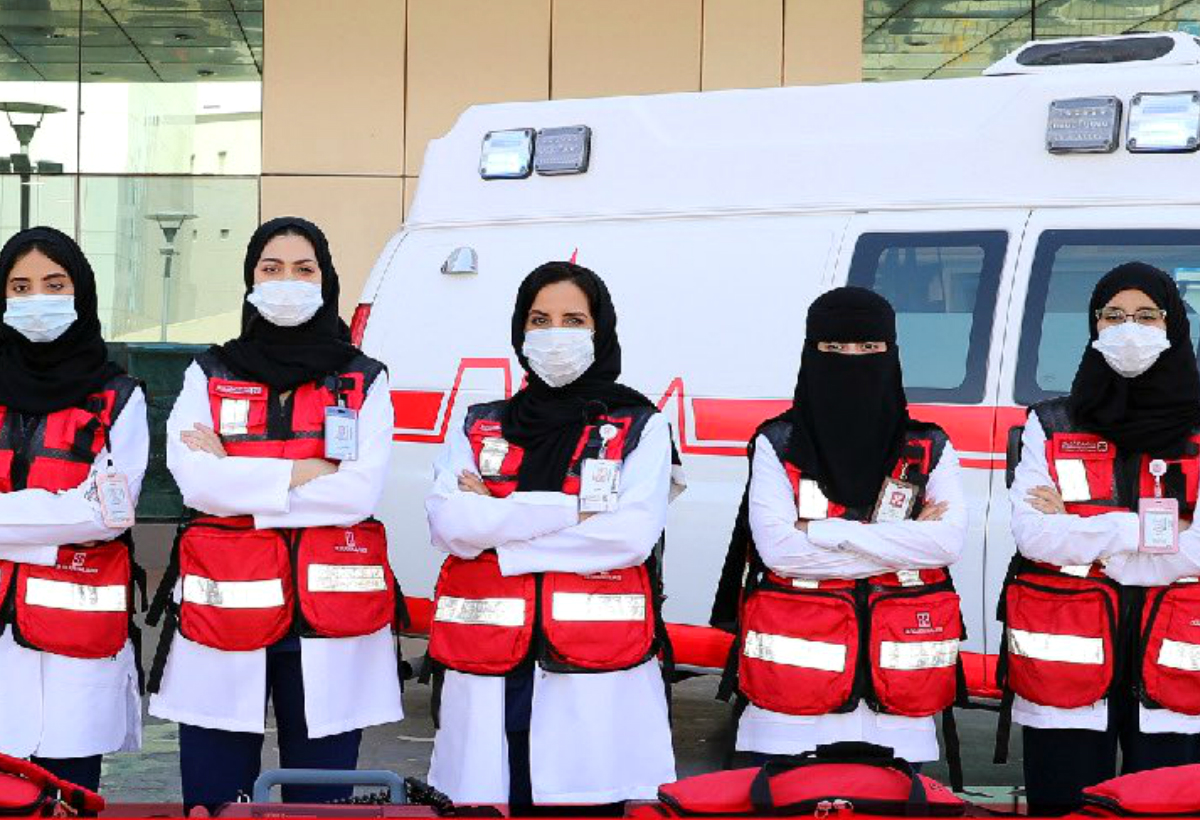 لأول مرة في المملكة مستشفى كبرى توظف فريق إسعافي نسائي في الرياض 