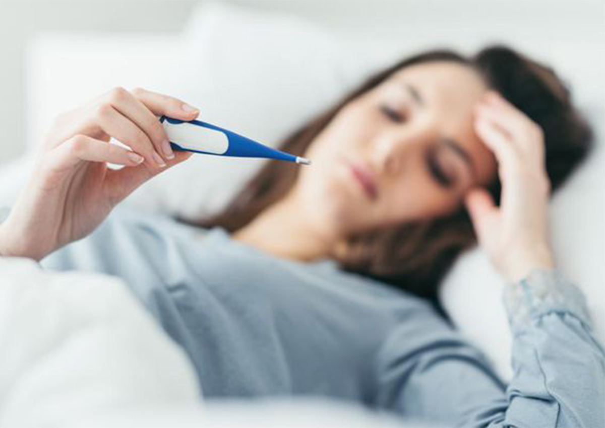 اعراض ارتفاع درجة الحرارة 