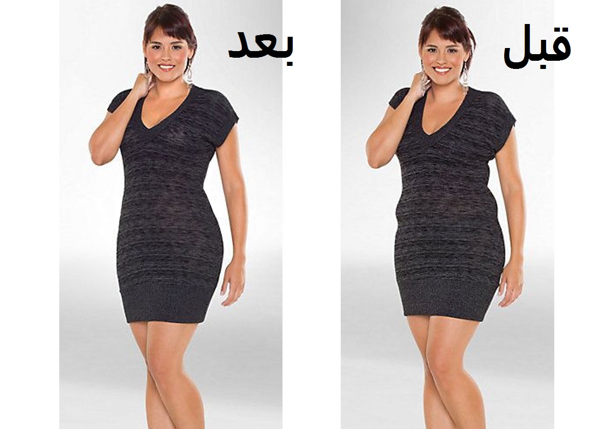 فستانك ضيق وتعانين من الكرش؟ استعيني بهذه الحيلة لاخفائه بثوانٍ!