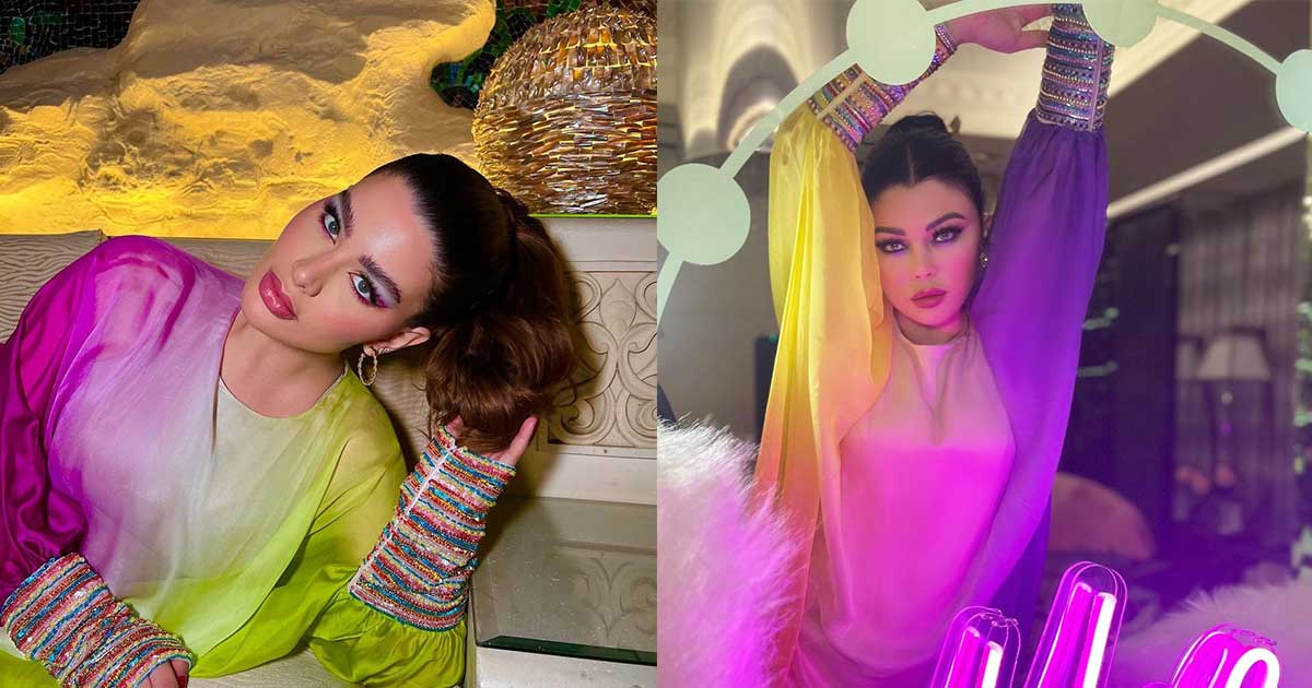 هيفاء وهبي وروان بن حسين بالاطلالة نفسها