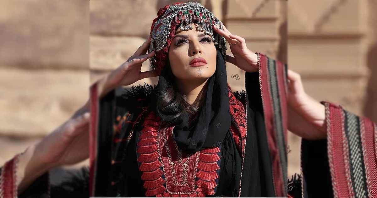 اطلالات النجمات بالستايل البدوي
