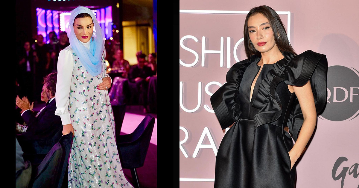 النجمات في Fashion Trust Arabia
