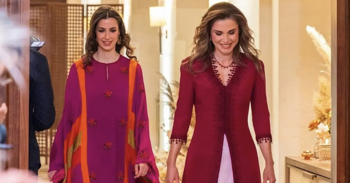 زي تراثي سعودي لخطيبة ولي العهد الأردني رجوة آل سيف: من خلف إطلالتها؟