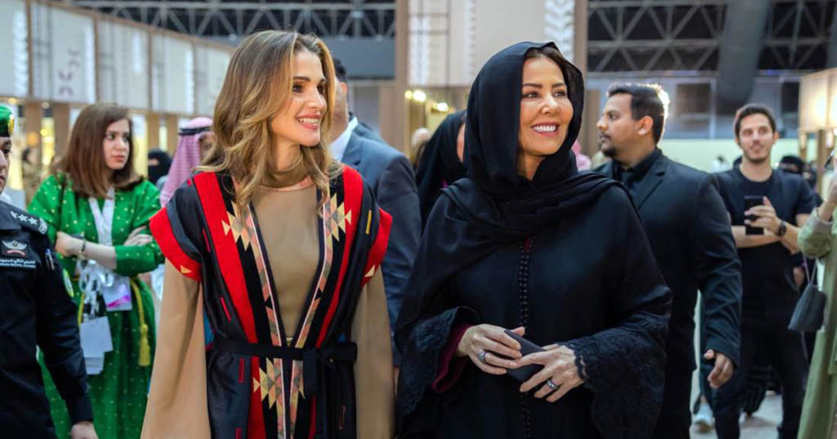 الملكة رانيا العبد الله تفتح معرض بساط الريح الـ 22 في جدة بمشاركات عربية ودولية