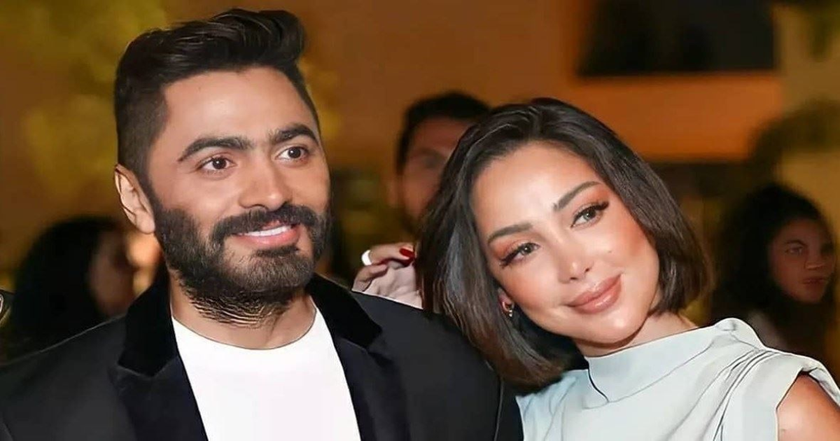 طلاق تامر حسني وبسمة بوسيل