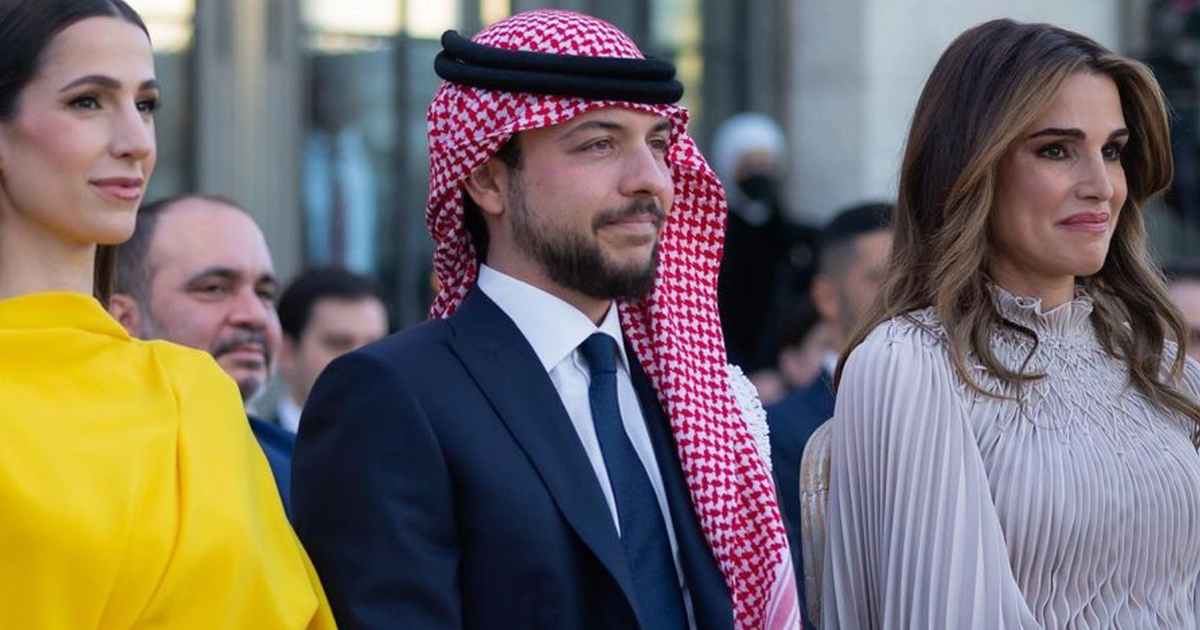 الملكة رانيا تستعيد ذكريات الامير الحسين قبل زفافه