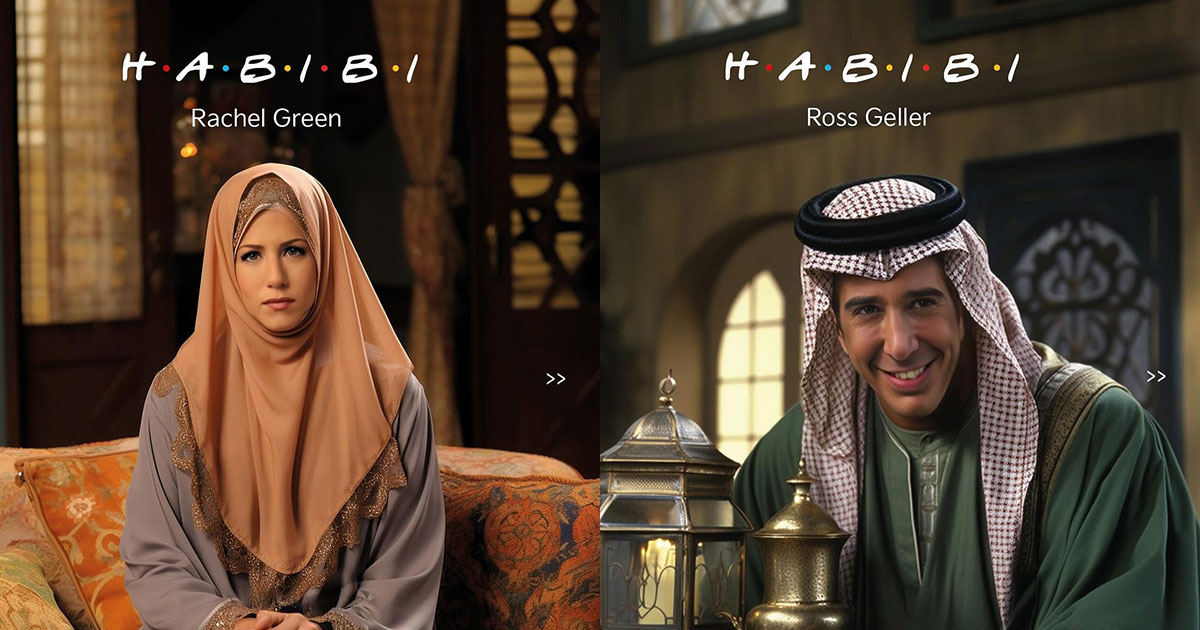 كيف سيبدو أبطال مسلسل فريندز إن كانوا عرب