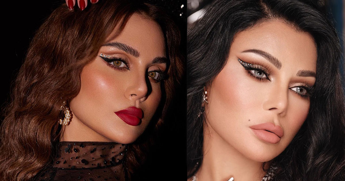 صور هيفاء وهبي وابنتها بصيحات مكياج مشابهة