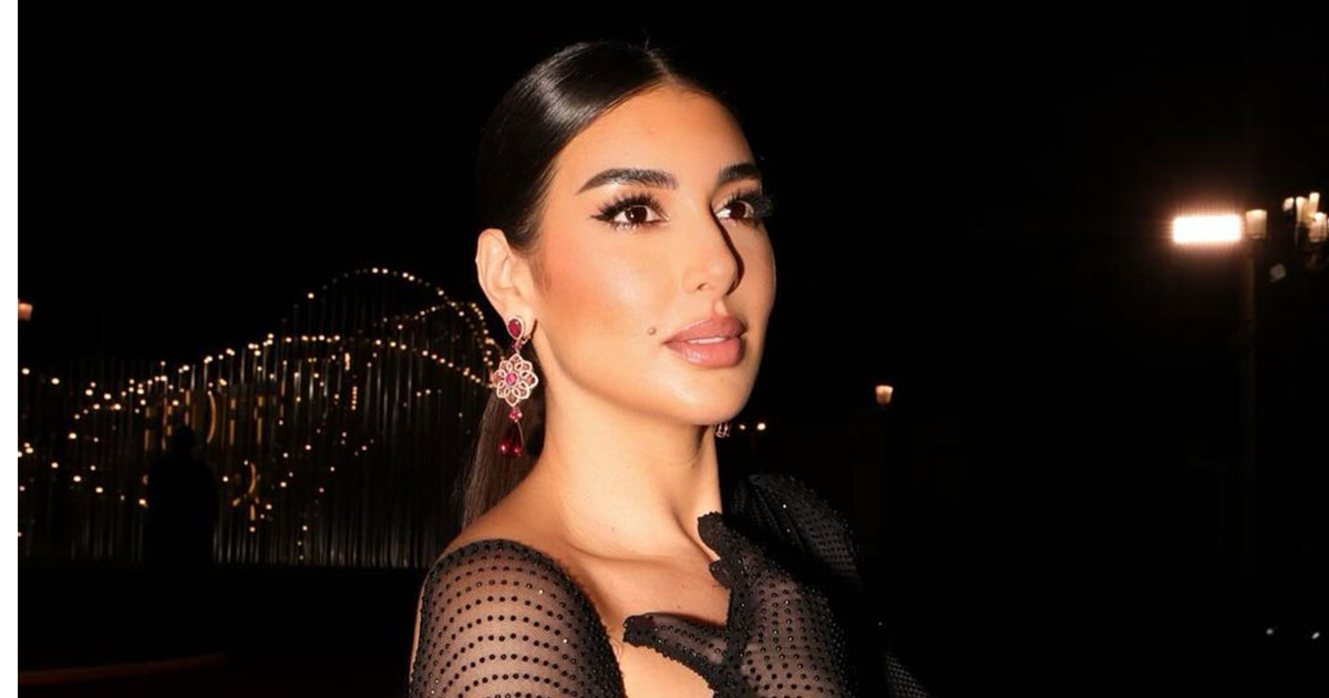 نجمة اميركية بفستان ياسمين صبري نفسه