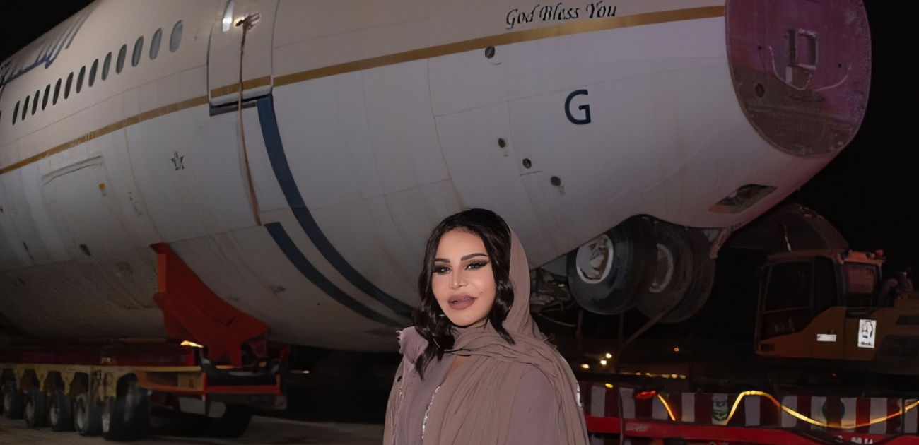 الفنانة أحلام تشارك بـ "الترند" وتوثّق تواجدها مع طائرات بوليفارد رانواي