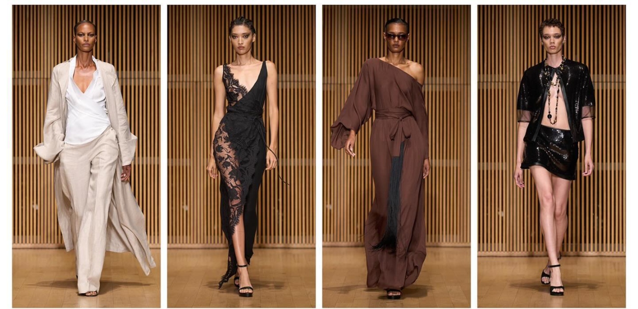 جزء من عرض فريدريك آندرسون من ختام أسبوع الموضة في نيويورك صيف 2025- الصورة من انستغرام fashionboydiary