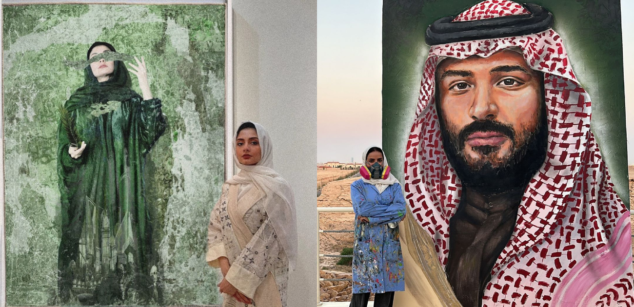 رسامات وفنانات تشكيليات سعوديات رسمن ملامح الوطن بأبهى اللوحات