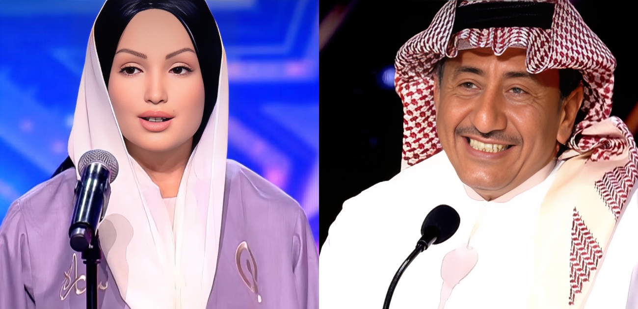 ناصر القصبي يغازل الروبوت سارة في Arabs Got Talent
