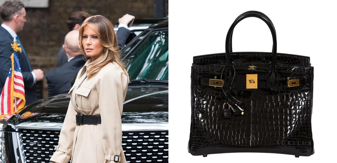مصدر الصورة انستغرام Melania Trump's Closet