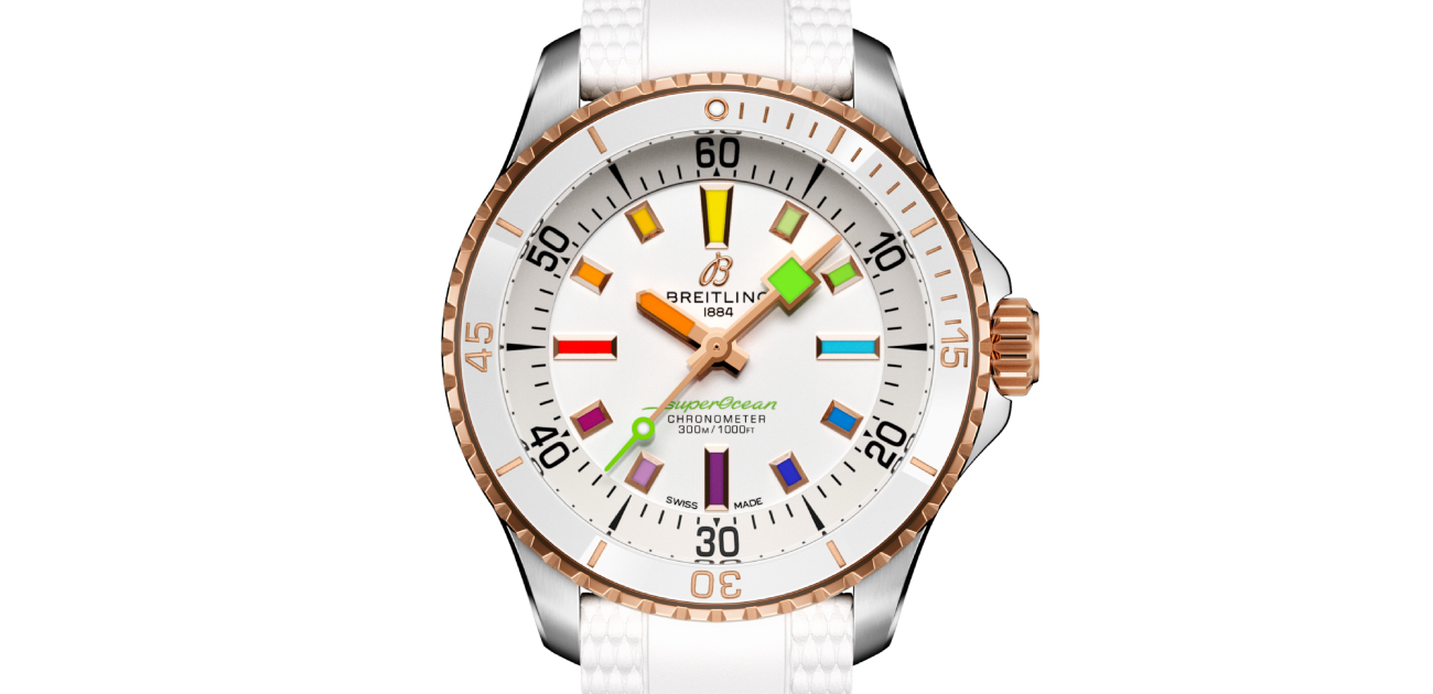 الصور من المكتب الإعلامي لعلامة بريتلينغ Breitling