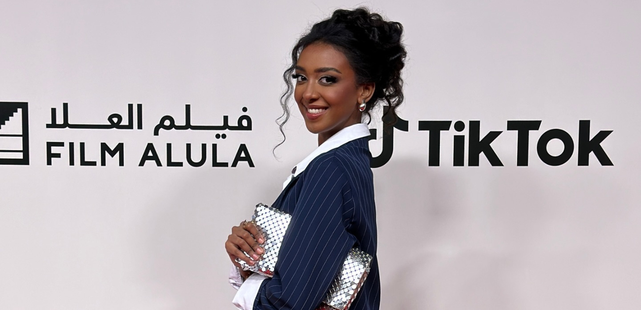 الممثلة المصرية حنين سعيد من مهرجان البحر الأحمر