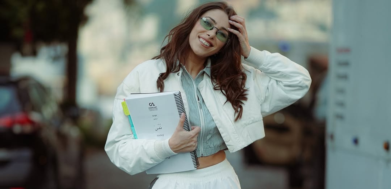 دانييلا رحمة تثير حماس الجمهور بمشاركتها كواليس من مسلسل "نفس"
